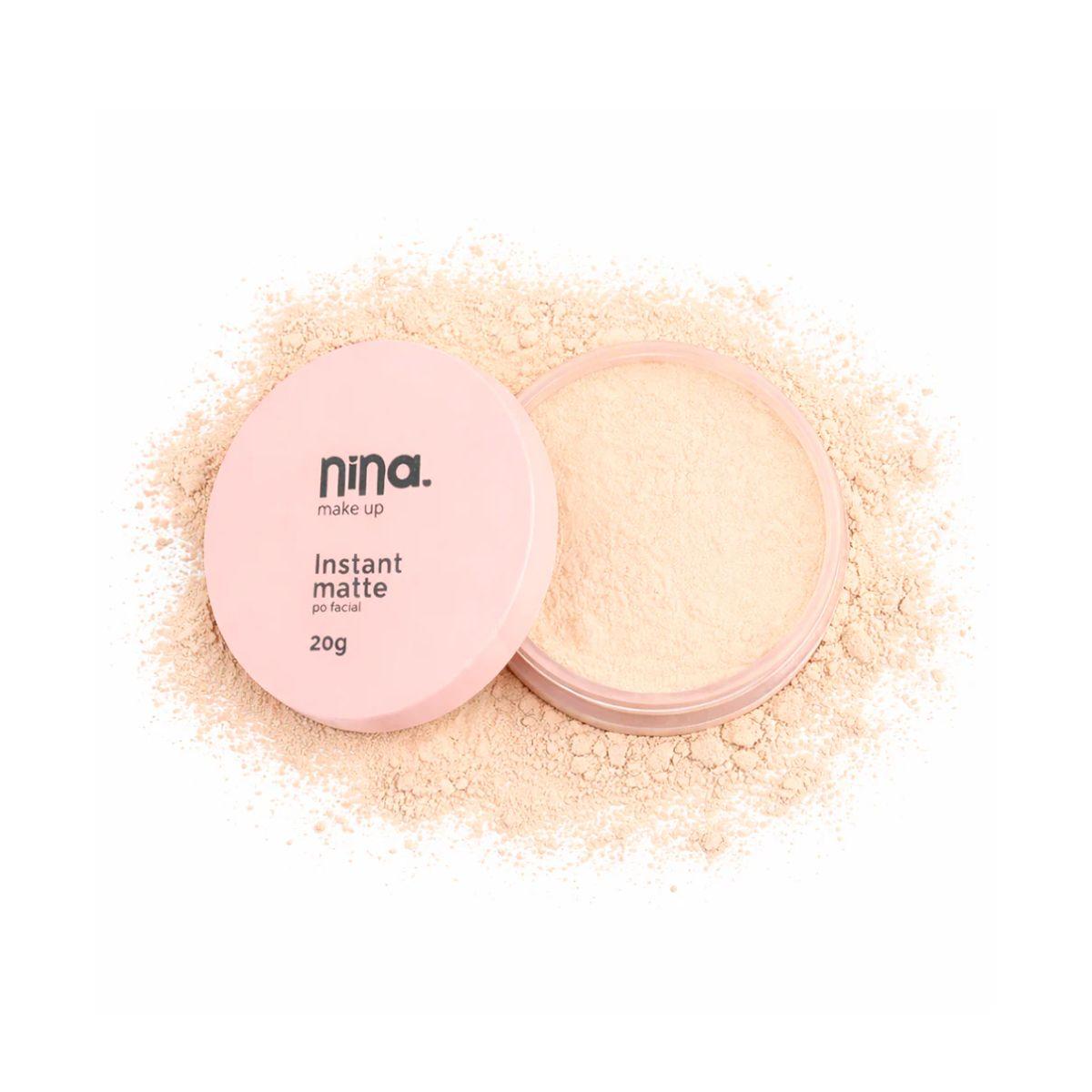 PÓ FACIAL SOLTO INSTANT MATTE COR 1 NINA MAKEUP