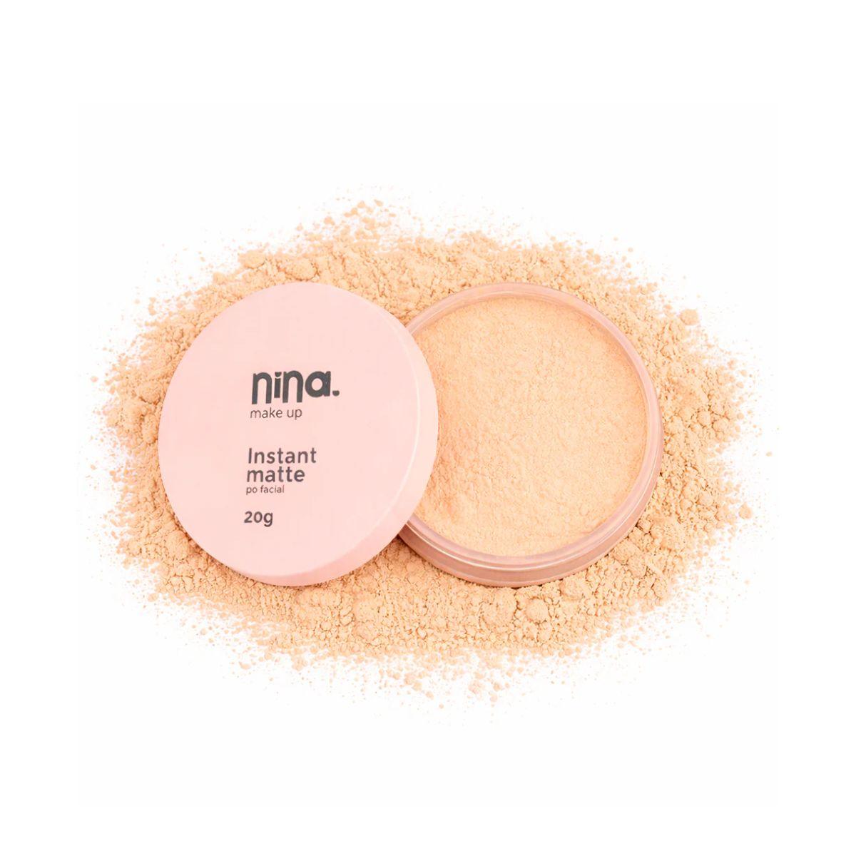 PÓ FACIAL SOLTO INSTANT MATTE COR 2 NINA MAKEUP