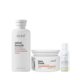 KIT KEUNE VELVET SMOOTH SH 300ML+MÁSC 200ML COM MINIATURA SORTIDA