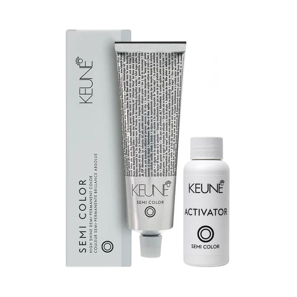 KIT KEUNE SEMI COLOR COLORAÇÃO 6 LOURO ESCURO + ACTIVADOR