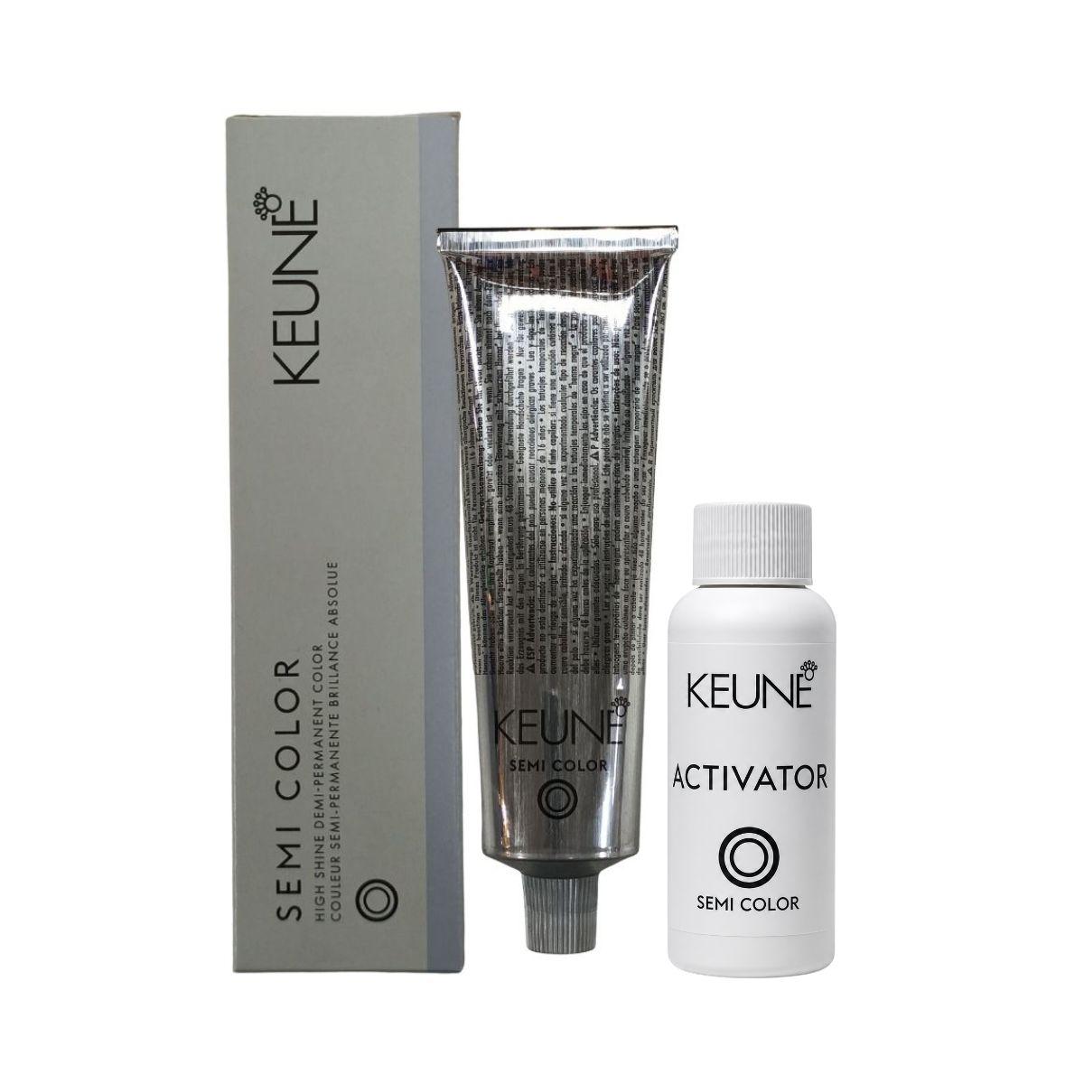 KIT KEUNE SEMI COLOR COLORAÇÃO 9 LOURO MUITO CLARO + ACTIVADOR