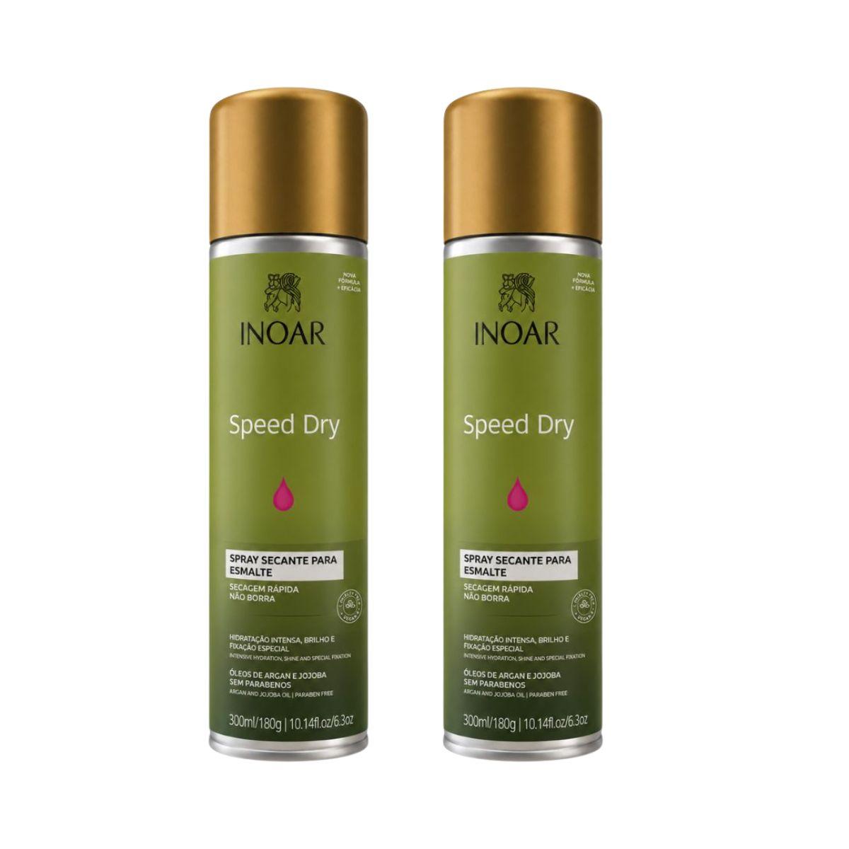 KIT INOAR 2 SECANTE DE ESMALTE 400ML