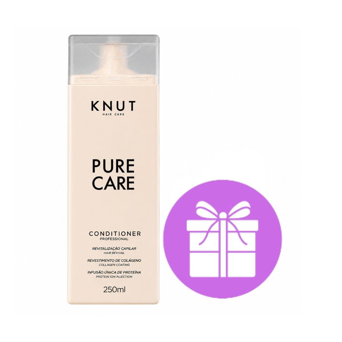 KIT KNUT COND PURE CARE 250ML +  ACESSORIOS SORTIDOS