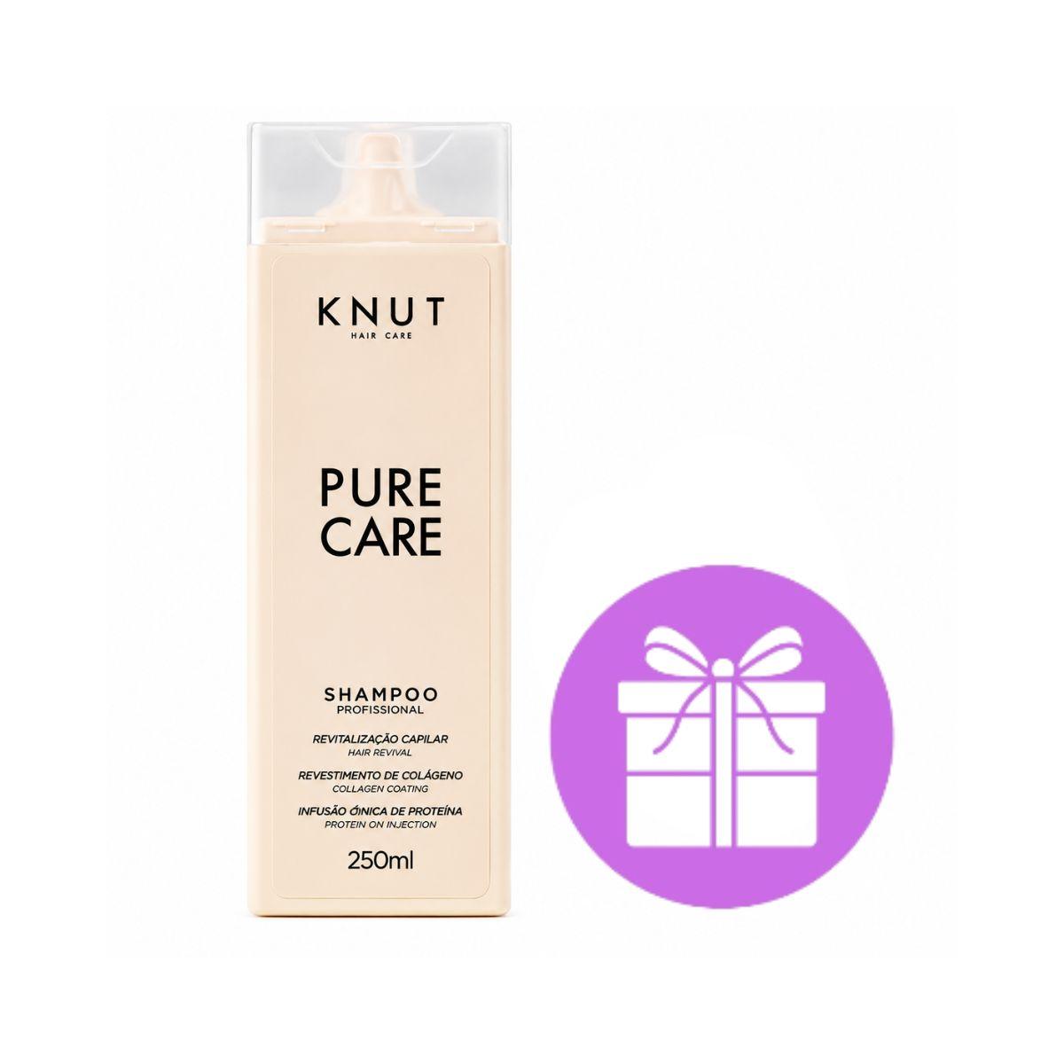 KIT KNUT SH PURE CARE 250ML + ACESSORIOS SORTIDOS