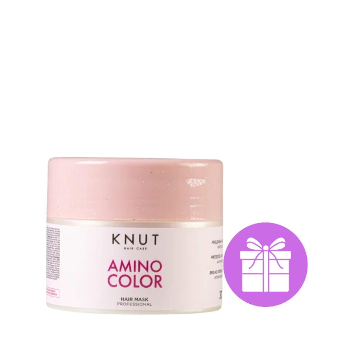 KIT KNUT MÁSC AMINO COLOR 300G + ACESSORIO SORTIDO