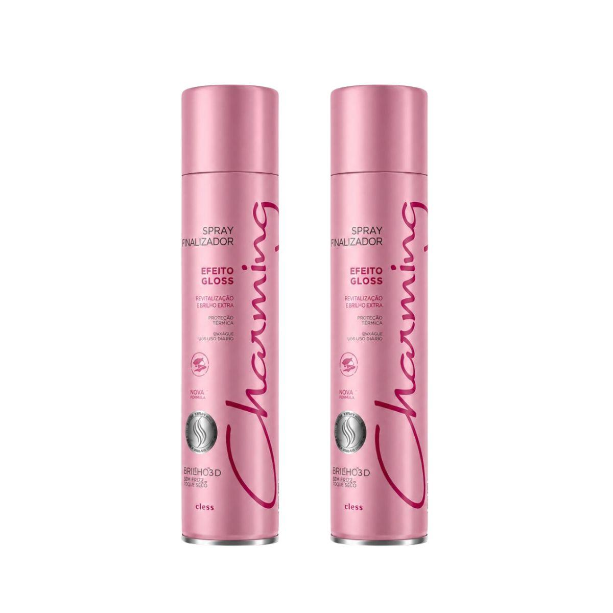 KIT 2 CLESS SPRAY BRILHO INTENSO EFEITO GLOSS 400ML