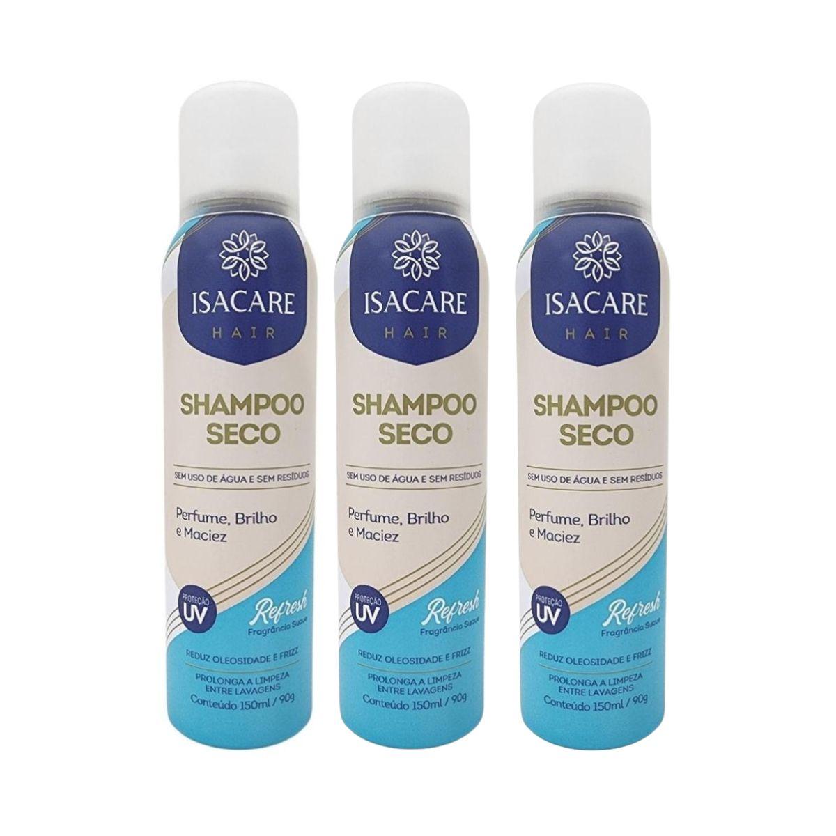 KIT ISACARE 3 SHAMPOO A SECO REFRESH 150ML