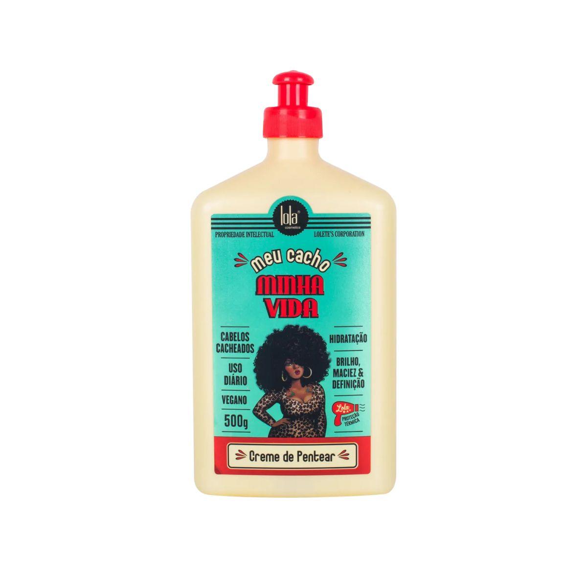 CREME DE PENTEAR MEU CACHO MINHA VIDA LOLA COSMETICS 500G